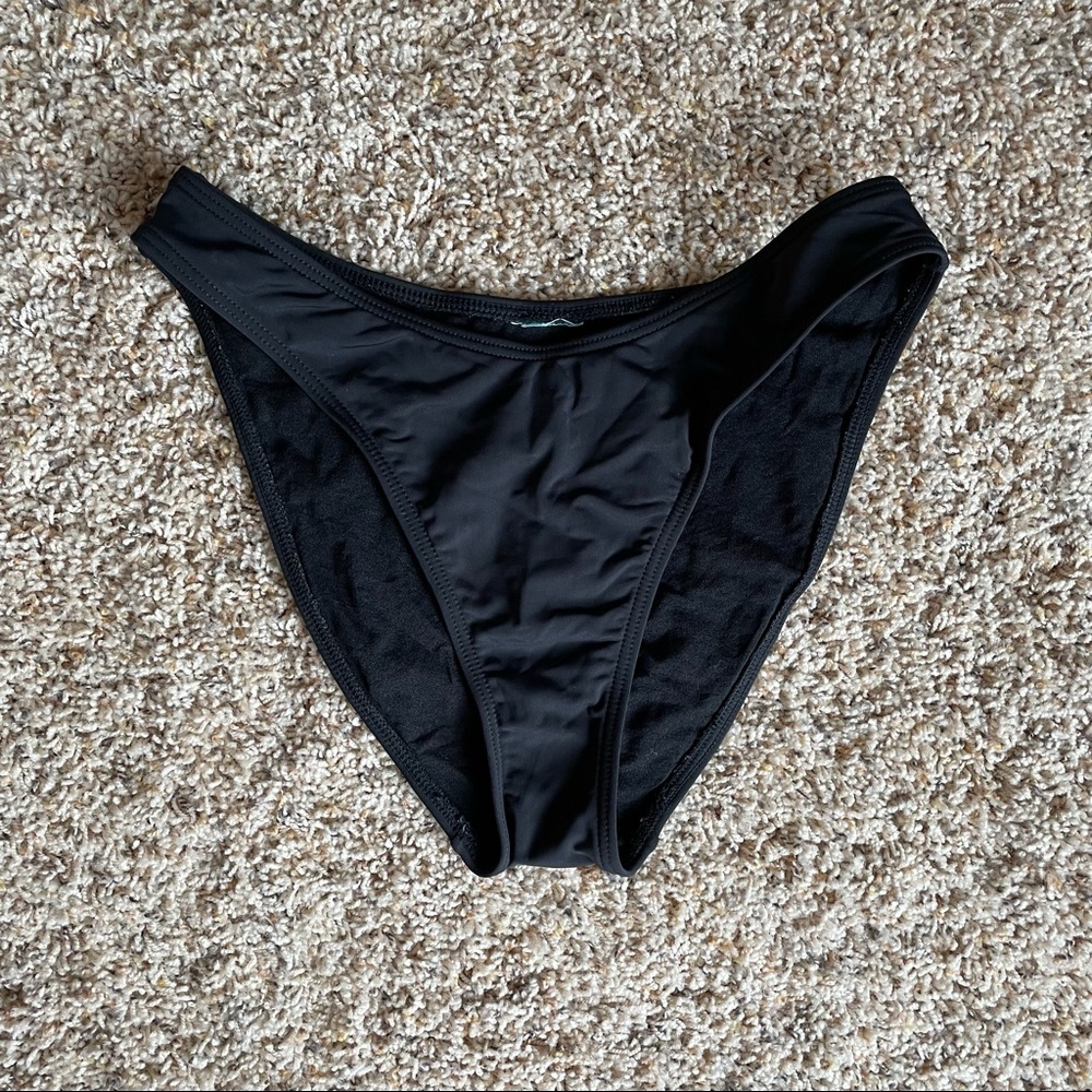 Sunsets black bikini bottoms only - size small